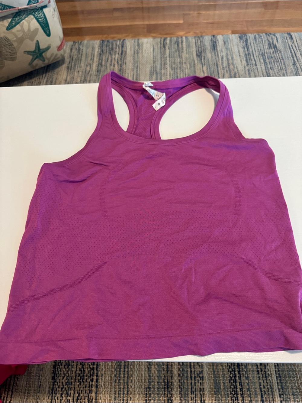 LULU LEMON Purple Racerback Tank Top - Size 8